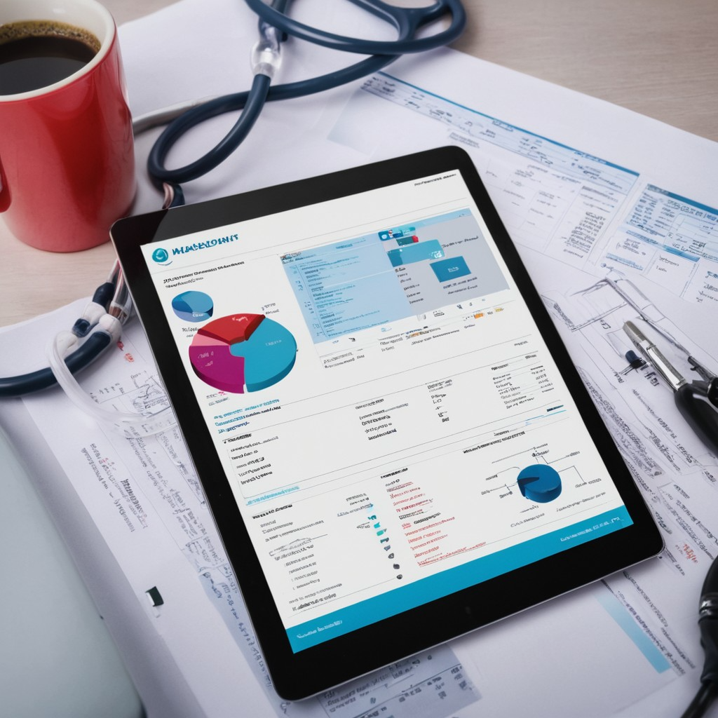 Healthcare professional using a hospital equipment dashboard — Wenetis